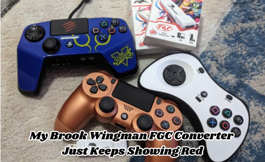 My Brook Wingman FGC Converter 
Just Keeps Showing Red