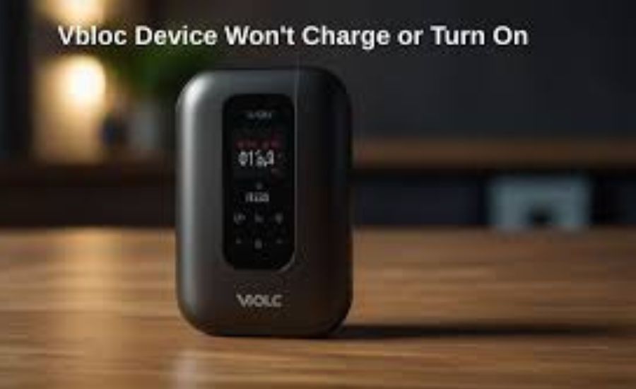 vbloc device won't charge